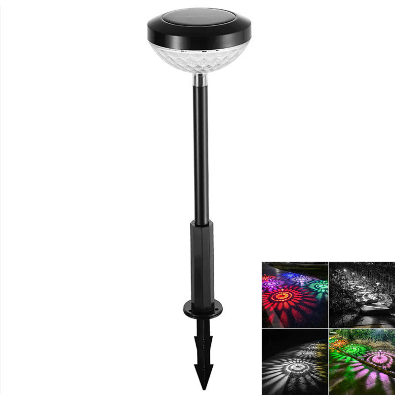 Solar Lawn Projection Light – Colorful Water Drop Garden Light