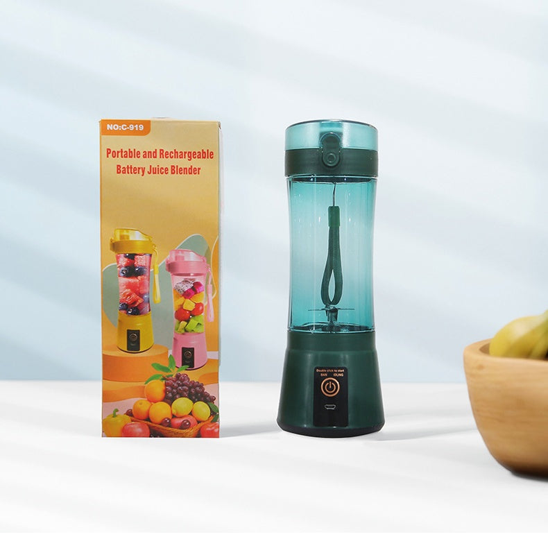 Portable Electric Fruit Juicer – USB Rechargeable Mini Blender
