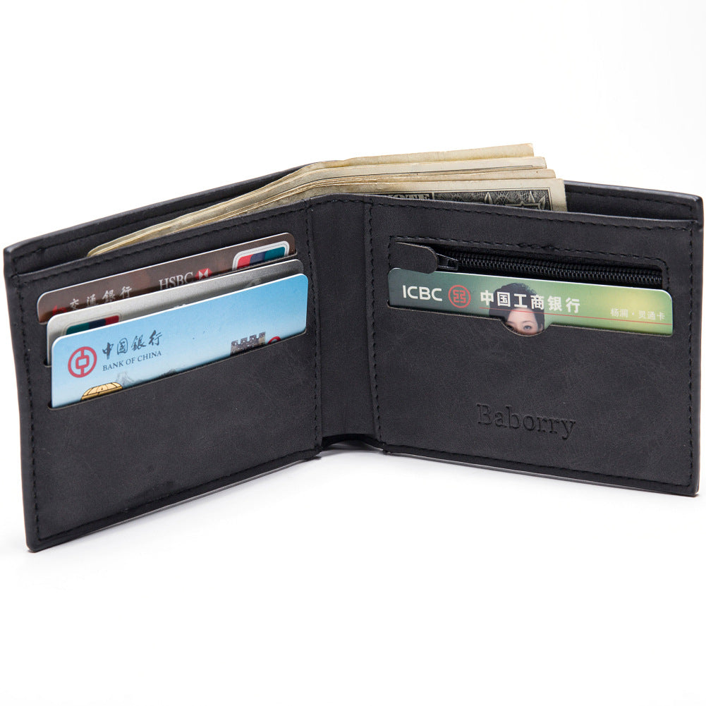 Slim Wallet mit Münzfach