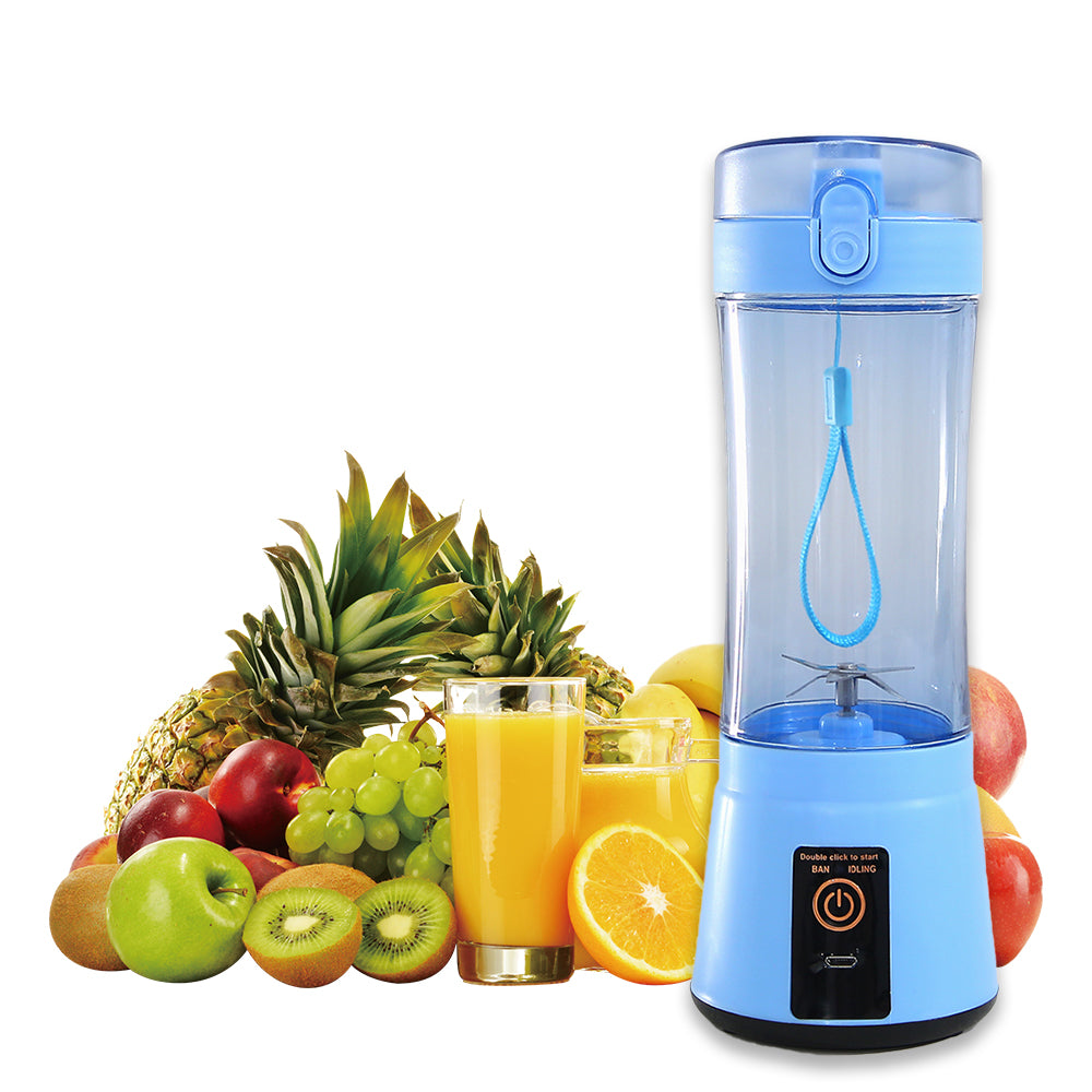 Portable Electric Fruit Juicer – USB Rechargeable Mini Blender