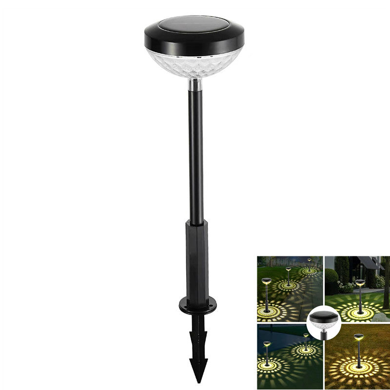 Solar Lawn Projection Light – Colorful Water Drop Garden Light