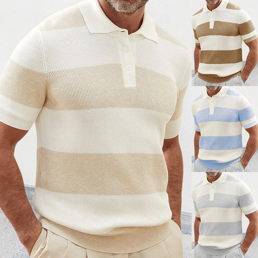 Men’s Summer Knit Polo Shirt