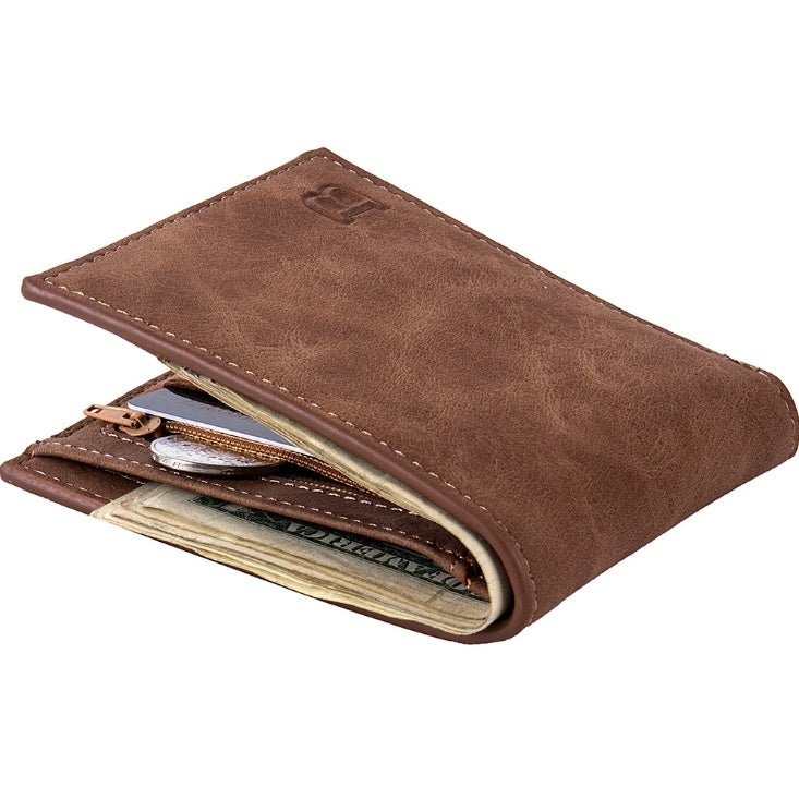 Slim Wallet mit Münzfach