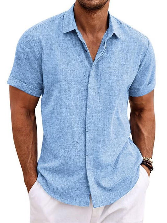 Men’s Linen T-Shirt – Loose Fit