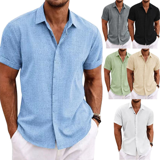 Men’s Linen T-Shirt – Loose Fit