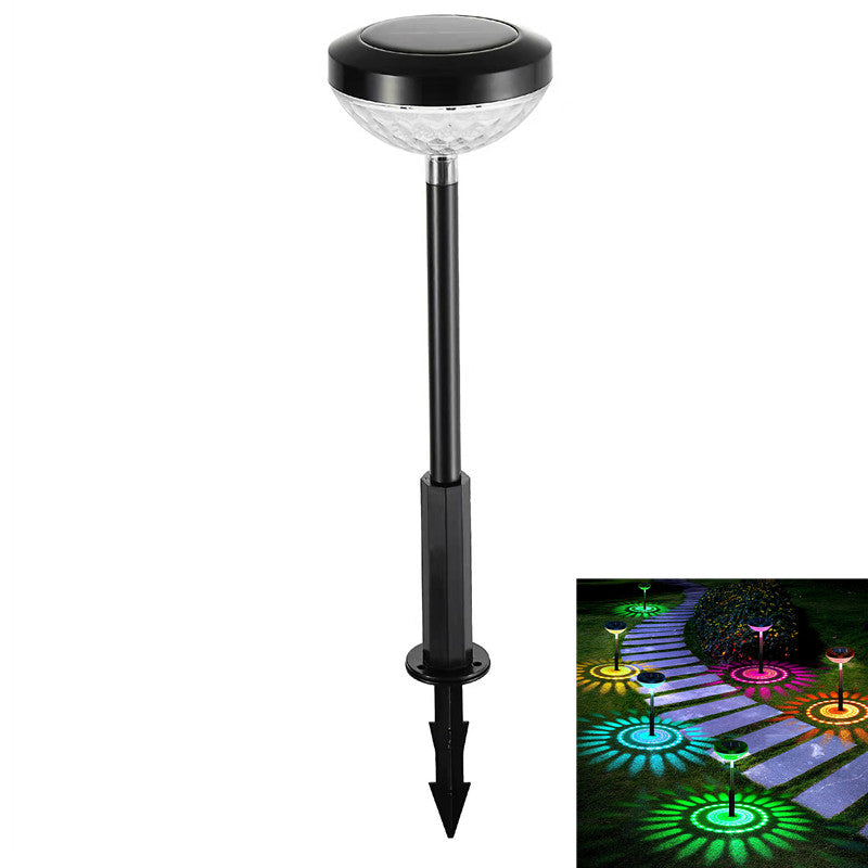 Solar Lawn Projection Light – Colorful Water Drop Garden Light